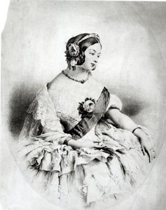 Viktória királynő (1819-1901) alkotó: English School