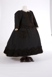 Queen Victorias ruha, 1890-es évek (selyem és háló) alkotó: English School