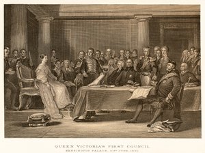 Viktória királynő első tanácsa alkotó: English School