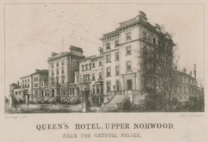 Queens Hotel, Upper Norwood, nahe dem Crystal Palace von English School