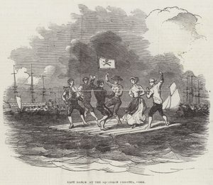 Tutajtánc a Squadron Regattán, Cork (metszet) alkotó: English School