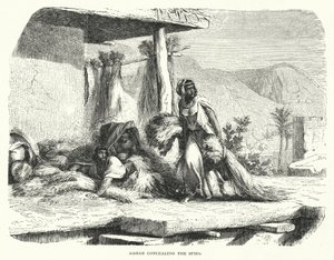 Rahab elrejti a kémeket (metszet) alkotó: English School