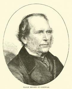 Rajah Brooke Sarawakból alkotó: English School