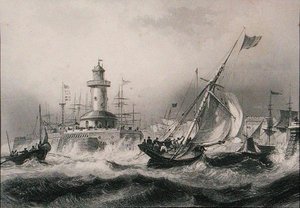Ramsgate a „Cyclopaedia of Useful Arts & Manufactures”-ból, Charles Tomlinson szerkesztette, 1880-as évek körül (metszet) alkotó: English School