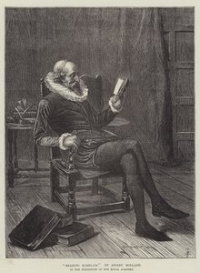 Rabelais olvasása (metszet) alkotó: English School