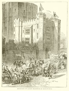 Erzsébet királynő fogadása Kenilworthben alkotó: English School