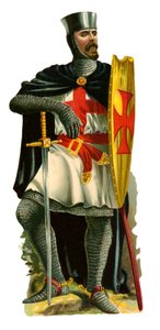 I. Richárd király Vöröskereszt lovagja, 1189-1199 alkotó: English School