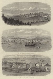 Regatta, Halifax, Nova Scotia (metszet) alkotó: English School
