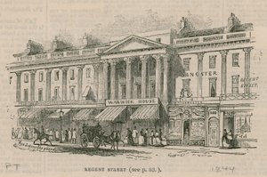 Regent Street, London, nyugati oldal alkotó: English School