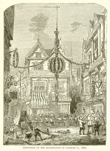 Örvendezés II. Károly helyreállítása alkalmából, 1660 alkotó: English School