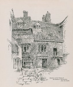 A winchesteri püspök palotájának maradványai alkotó: English School