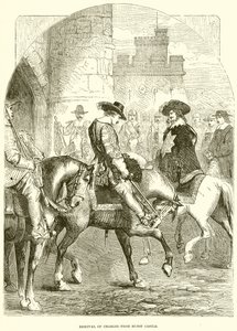 Charles eltávolítása a Hurst kastélyból alkotó: English School
