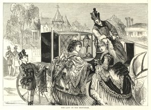 A Derby Women képviselője: A brougham hölgye alkotó: English School