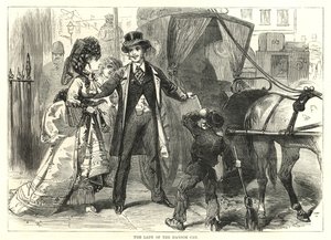 A Derby Women képviselője: A hansom taxis hölgy alkotó: English School