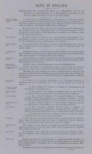 A részvényes halálának igazolásának követelményei alkotó: English School