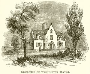 Washington Irving rezidenciája alkotó: English School