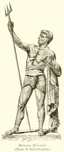 Retiarius (Restaurált). (Saint-Germain Múzeum) alkotó: English School