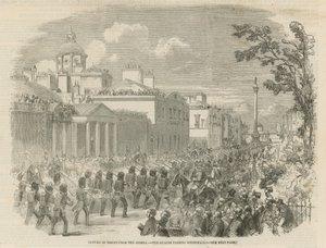 A csapatok visszatérése a Krímből alkotó: English School