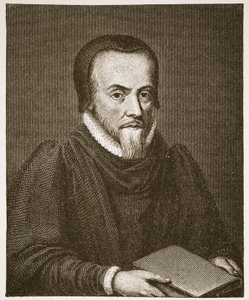 Richard Hooker, illusztráció: The Church of England: A History for the People, H.D.M. Spence-Jones, kocsma. 1910 körül (szépia fotó) alkotó: English School