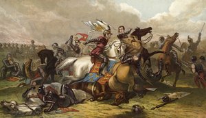 Richard III és Richmond grófja a bosworthi csatában