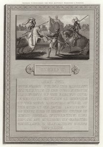 Richard II felfüggeszti a Hereford és Norfolk párbajt alkotó: English School