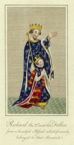 Richard II és apja alkotó: English School