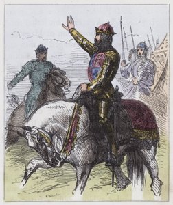 Richard II, Marad a Combat (színes metszet) alkotó: English School