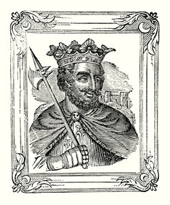I. Richárd 1157-ben született, 1189-ben koronázták meg és 1199-ben halt meg (metszet) alkotó: English School