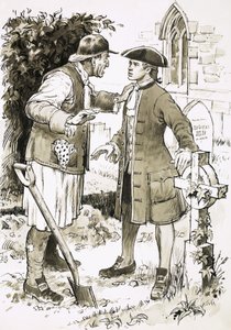 Richard Larkin találkozik egy sírásóval alkotó: English School