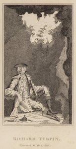 Richard Turpin, kivégezték Yorkban, 1739 alkotó: English School