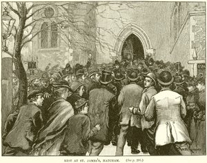 Zavargás St. Jamesben, Hatcham alkotó: English School