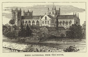 Ripon katedrális délről alkotó: English School