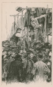 Rivális kereskedők Petticoat Lane-ben alkotó: English School
