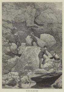 Rob Roy barlangja, Loch Lomond (metszet) alkotó: English School