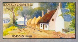 Robert Burns: Burns: Mossgiel Farm (színes litográfia) alkotó: English School