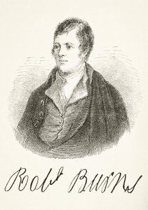 Robert Burns, William Hickman Smith Aubrey (1858-1916) „Anglia nemzeti és hazai története” című művéből, London, 1890 körül alkotó: English School