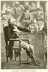 Robespierre a nemzetgyűlésben alkotó: English School