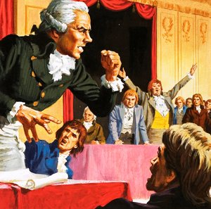 Robespierre Párizs éhező népe nevében beszél alkotó: English School
