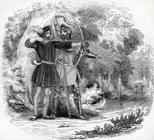 Robin Hood és Little John alkotó: English School