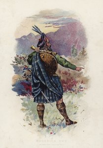 Roderick Dhu, a Sir Walter Scotts Lady of the Lake-től alkotó: English School