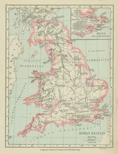 Római Britannia (színes litográfia) alkotó: English School