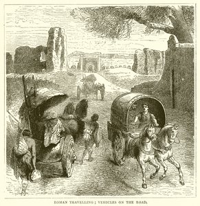 Roman Travelling; Járművek az úton alkotó: English School