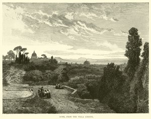 Róma, a Villa Corsiniból alkotó: English School