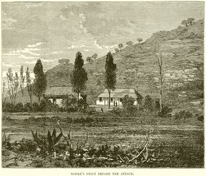 Rorkes Drift a támadás előtt alkotó: English School