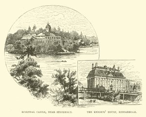 Rosendal kastély, Stockholm közelében; A lovagok háza, Riddarholm alkotó: English School