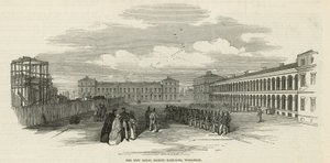Királyi tengerészlaktanya Woolwichban alkotó: English School