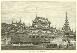 Királyi palota, Mandalay alkotó: English School