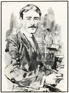 Rudyard Kipling (litho) alkotó: English School