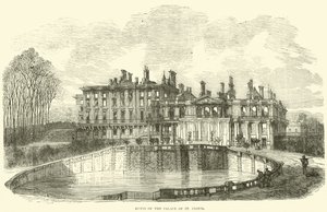 A St Cloud palota romjai, 1870. október alkotó: English School
