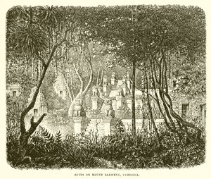 Romok a Bakheng-hegyen, Kambodzsában